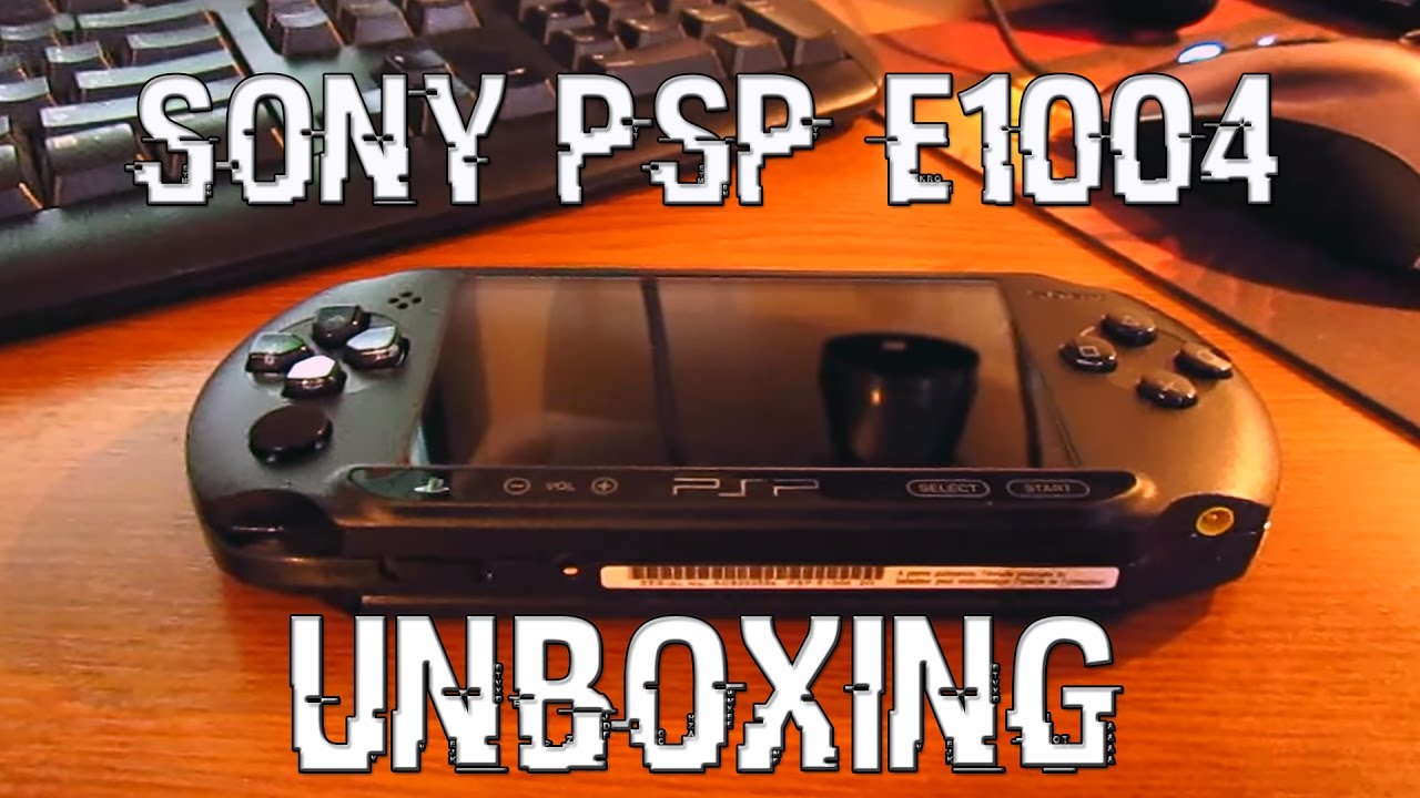 Sony PSP E1004 CB Street European Version Unboxing Video HD720p