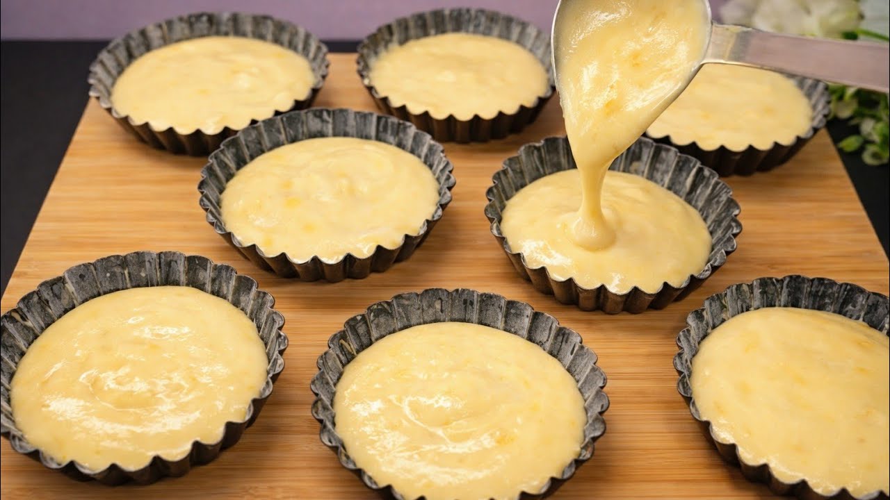Смешайте 1 яйцо и 1 йогурт! Самый простой, быстрый и вкусный десерт!