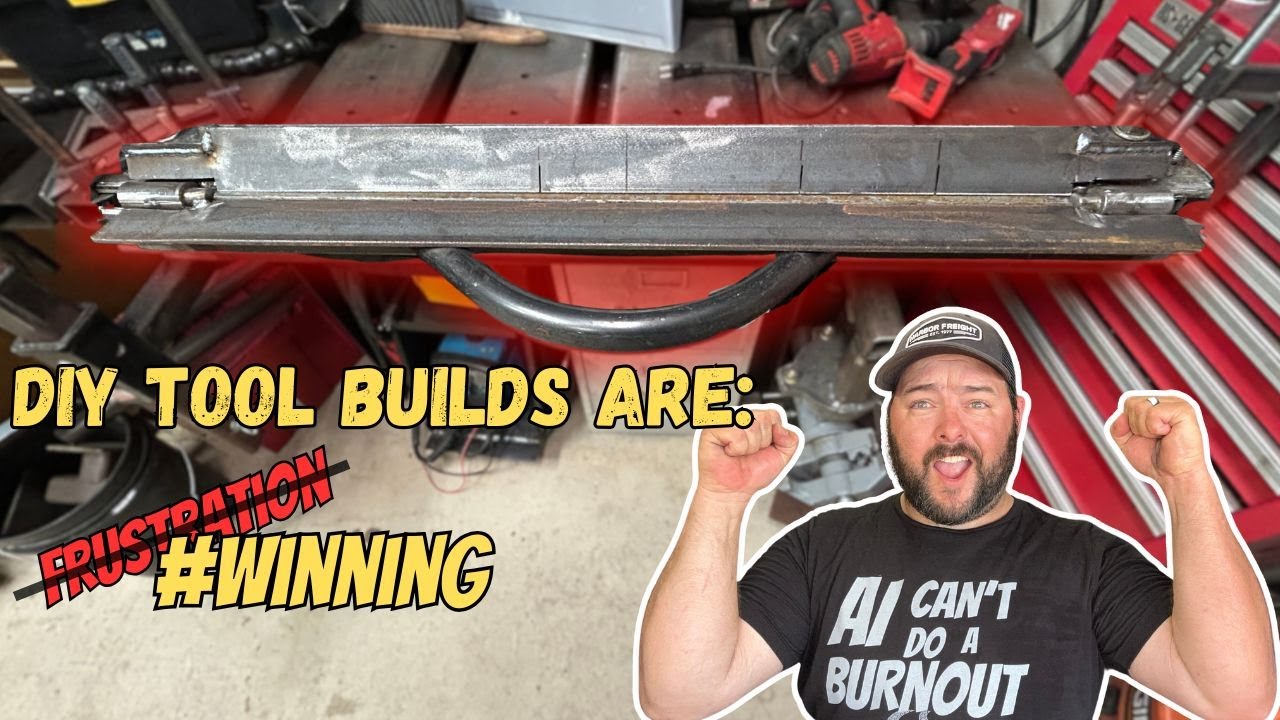 WE made A DIY Sheet Metal Brake!