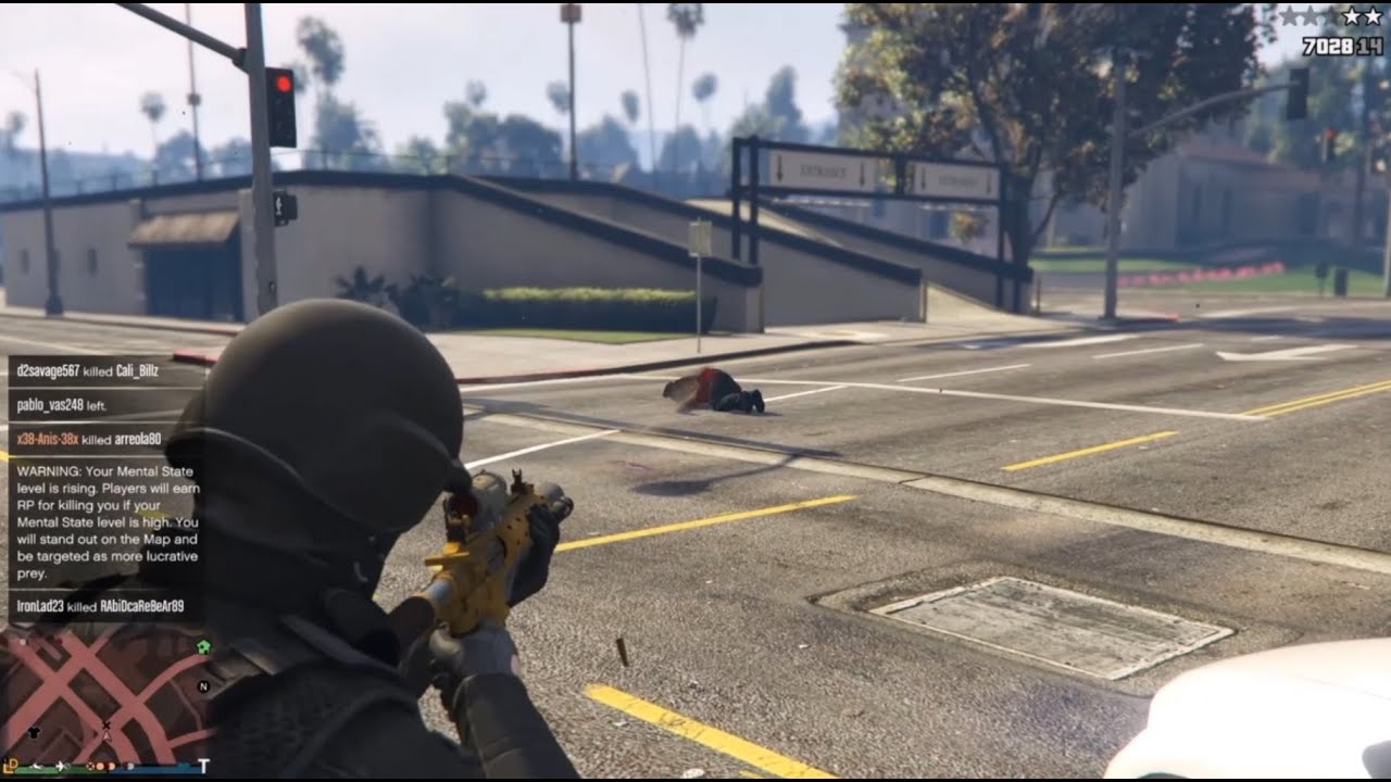 GTA 5 ONLINE - PS4 - FREEMODE KILLS COMPILATION
