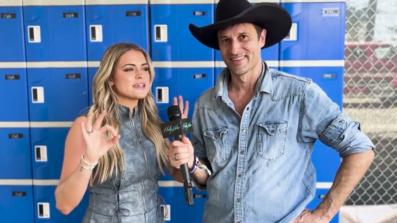 Alana Springsteen backstage interview Stagecoach 2025 | Hollywire