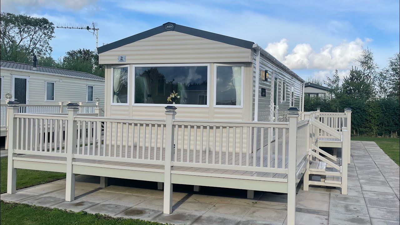 A fantastic 2 Bedroom ABI Trieste 36 x 12 Sited Near Skegness With Decking On A 12 Month Park