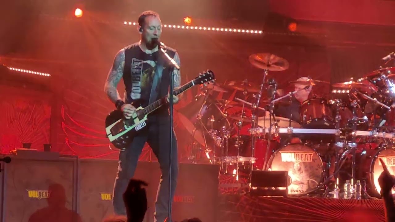 Volbeat Johnny Chash und Sad Man's tounge live in der Olympia Halle München 