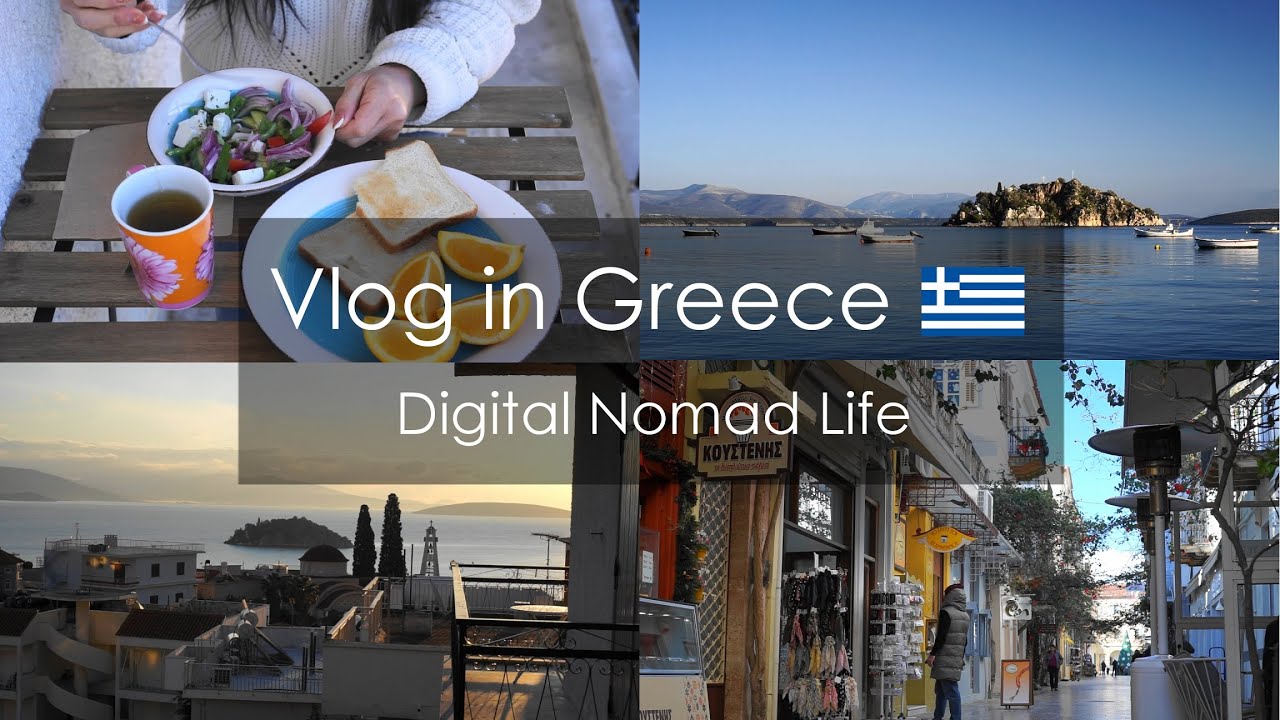 ［海外暮らしVlog#13］小さな村へ｜海外ノマドフリーランスの1日｜Digital Nomad Life in Greece