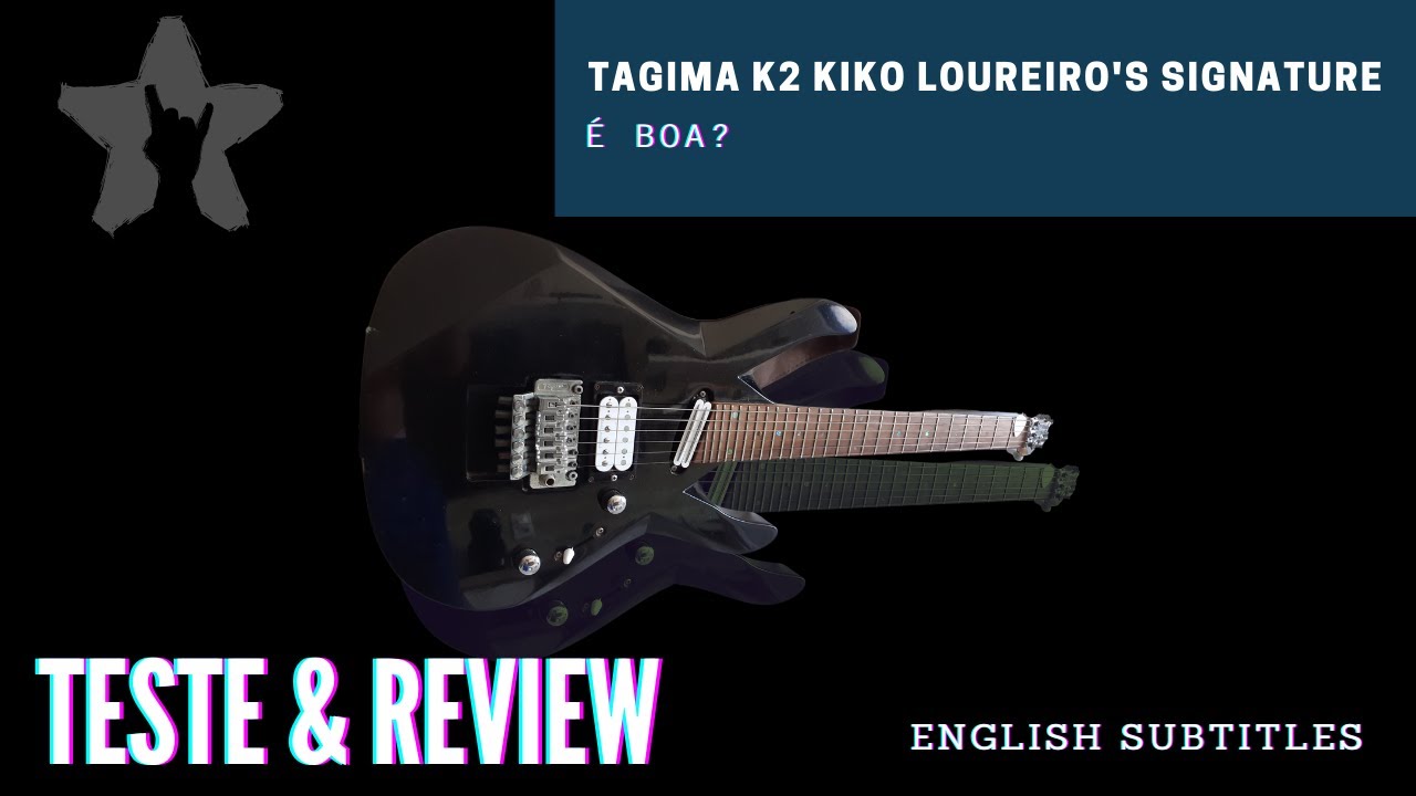 Tagima K2 Kiko Loureiro Signature &eacute; boa? Teste e review (english subs)