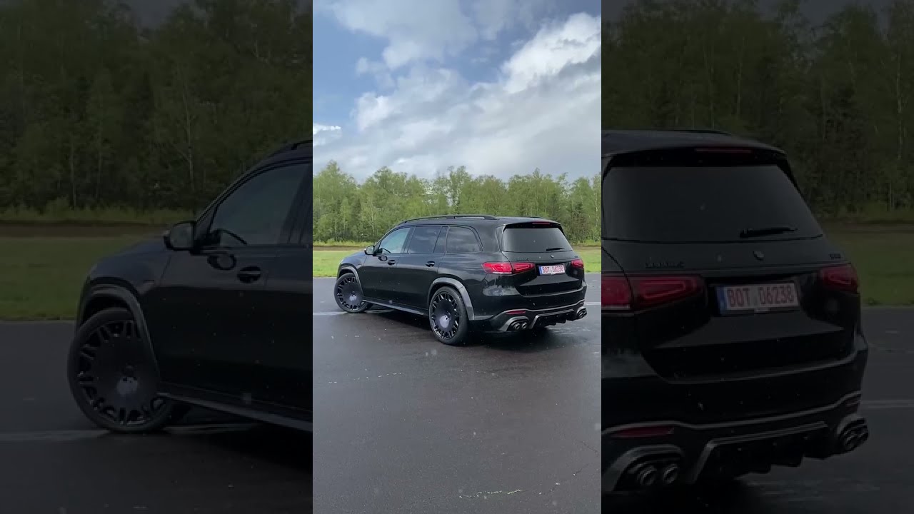 Mercedes Brabus GLS800 based on GLS63 - Exhaust sound SO DEEP