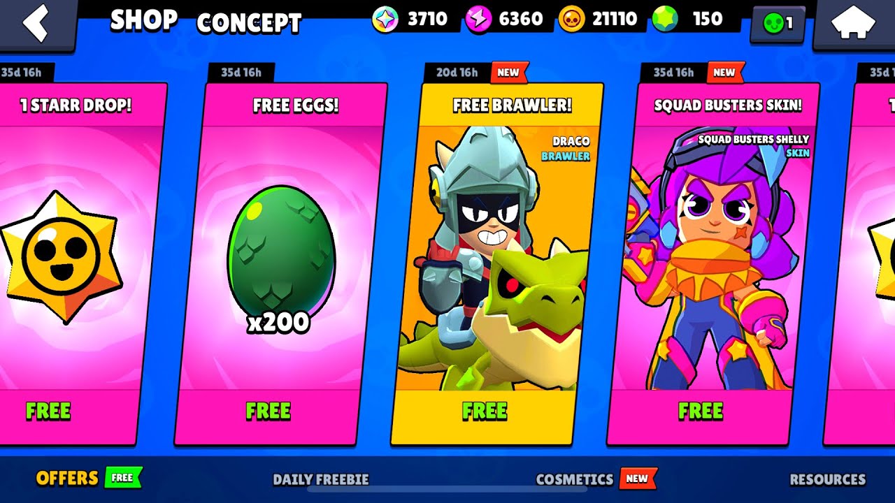 😛YEEEEEES! NEW GIFTS FROM SUPERCELL IS HERE!?!✅😁 LUCKY MONSTER EGGS OPENING🤚 | Brawl Stars concept