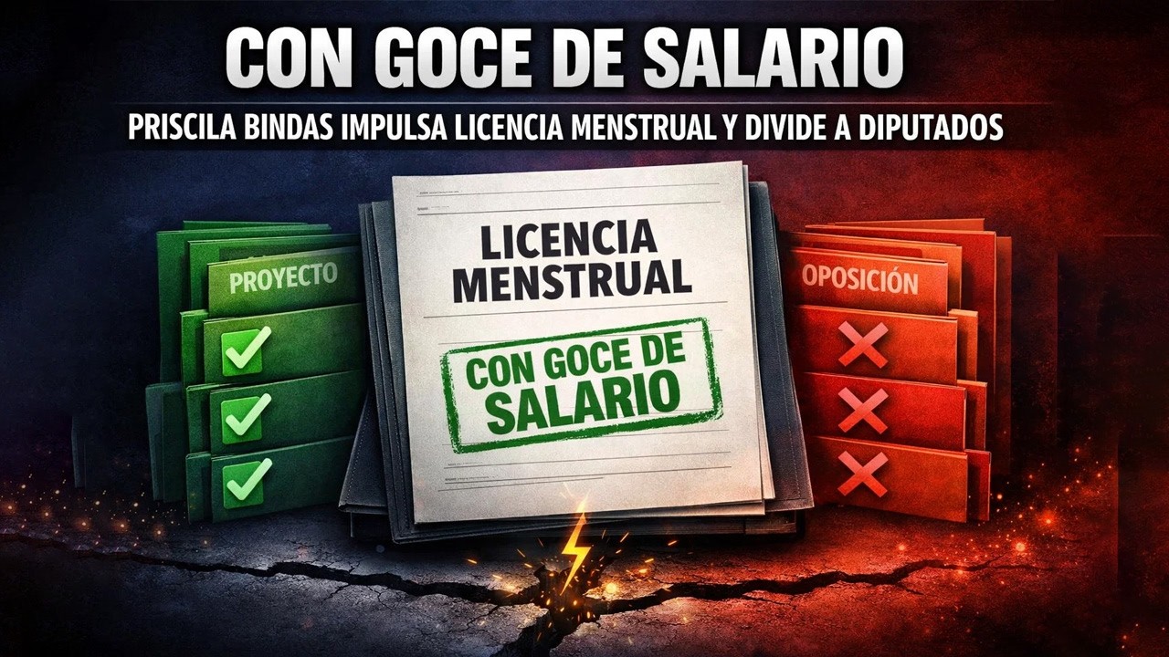 “CON GOCE DE SALARIO” — Priscilla Vindas IMPULSA LICENCIA MENSTRUAL Y DIVIDE A DIPUTADOS