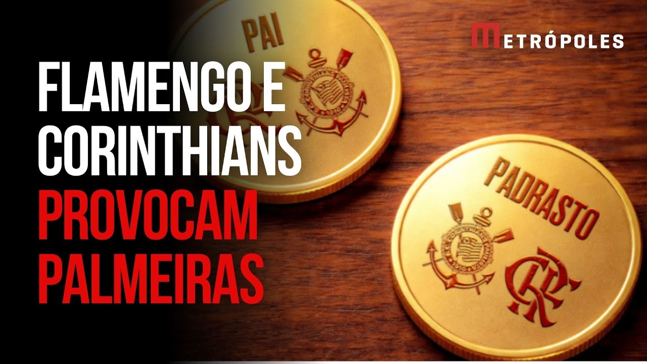 Supercopa: Flamengo e Corinthians provocam Palmeiras em publicação no Instagram; veja
