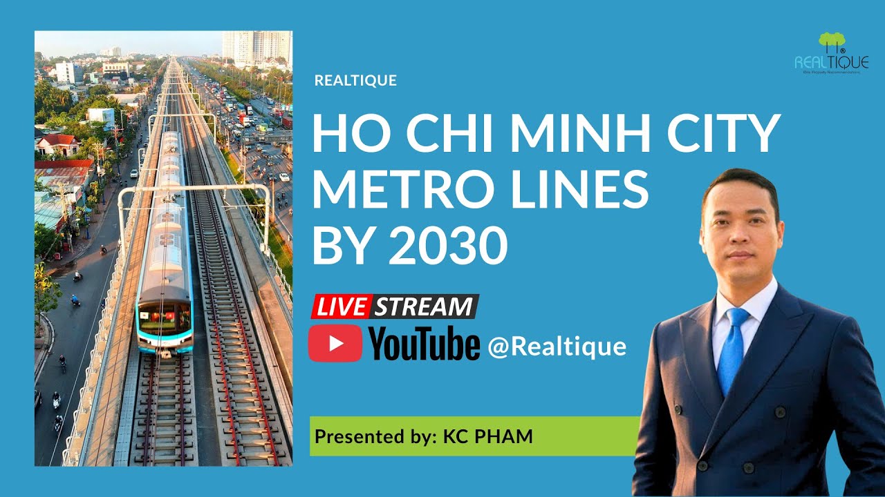 Main Metro Lines Completed Before 2030 in Ho Chi Minh City