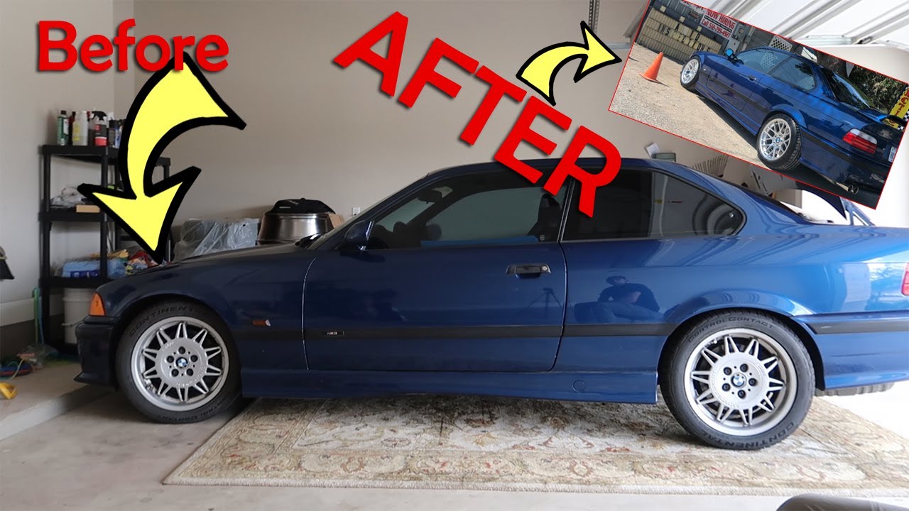 RESCUING Beater E36 M3!! CRAZY Transformation! S54 Swap, APEX Wheels & MORE