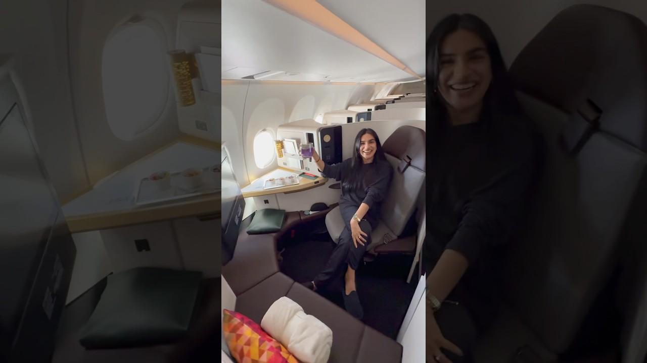 Flying First Class to Phuket on @etihad  NEW #A321LR Aircraft! #airport #flight