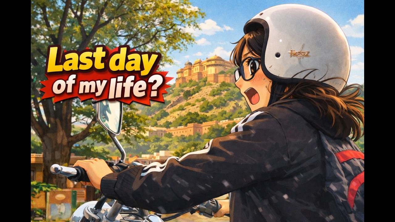 Last Ride of My Life? 😭🏍️ ft. Nahargarh Fort