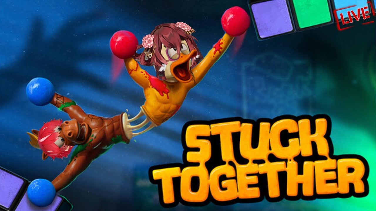 Stuck Together - Full Playthrough (VOD) With @koyzumi_cosplay
