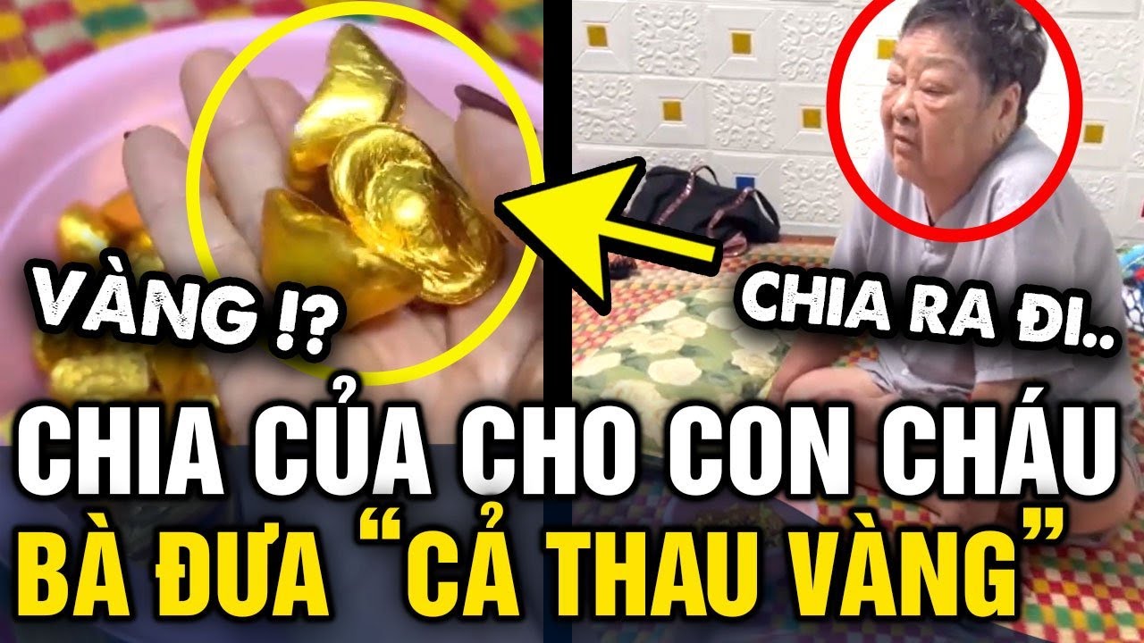 Tập hợp con cháu VỀ CHIA TÀI SẢN, cụ bà đưa ra CẢ THAU VÀNG khiến ai nấy NGƠ NGÁC | Tin 3 Phút
