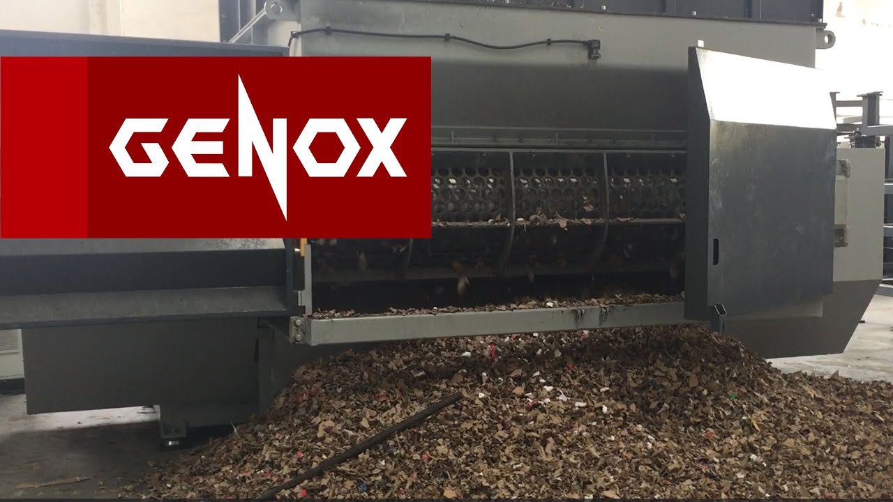 Single Shaft Shredder For Paper | BH 2800 - Genox Recycling Tech