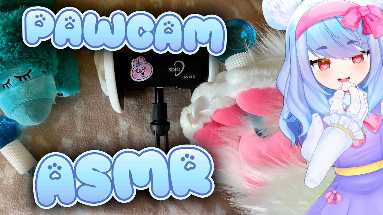 【Pawcam ASMR】 Polar Bear Girl VISUAL ASMR?? 【VAllure】