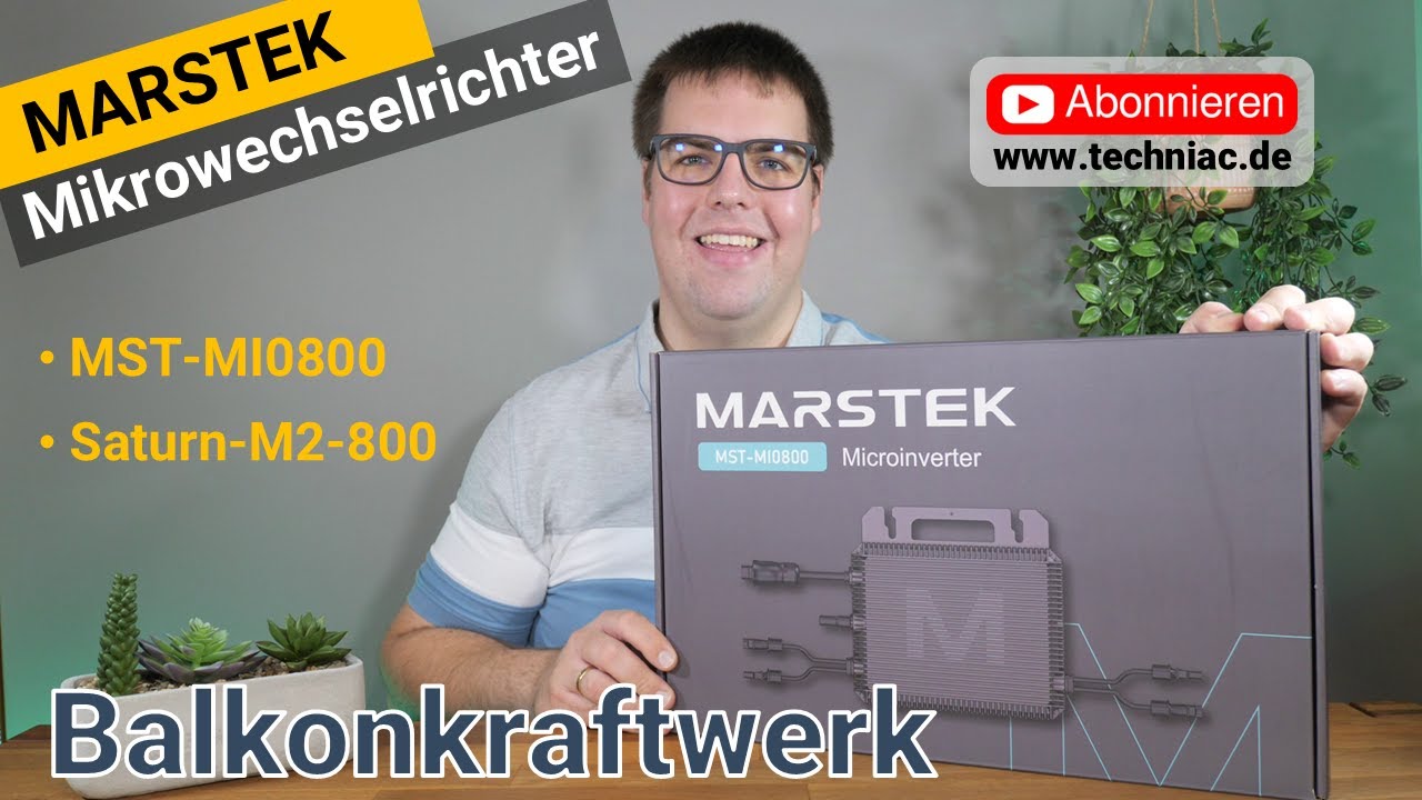 MARSTEK Mikrowechselrichter – MST-MI0800 bzw. Saturn-M2-800 – Techniac