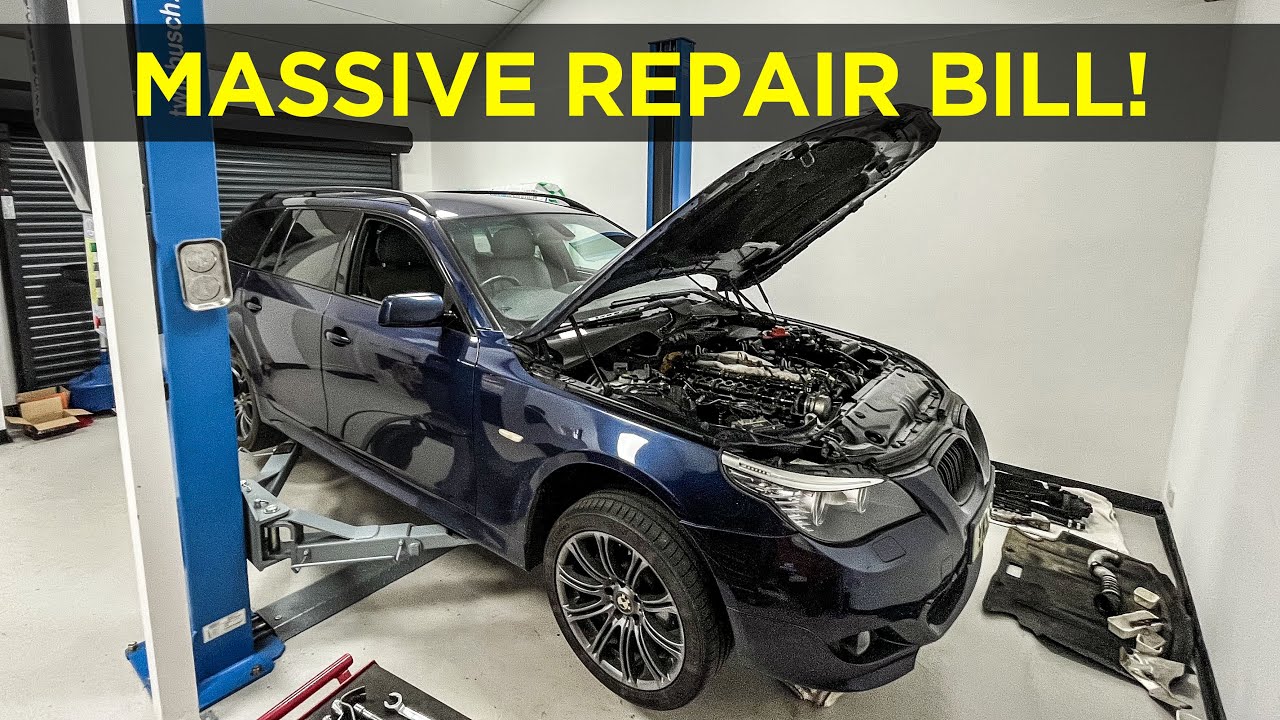 Как я починил сломанную турбину всего за 200 фунтов стерлингов | BMW 5 серии E60 / E61