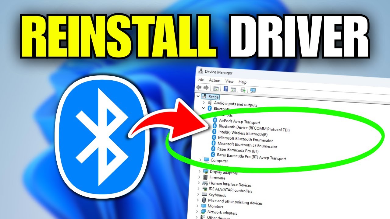 How To Reinstall Bluetooth Drivers In Windows 11