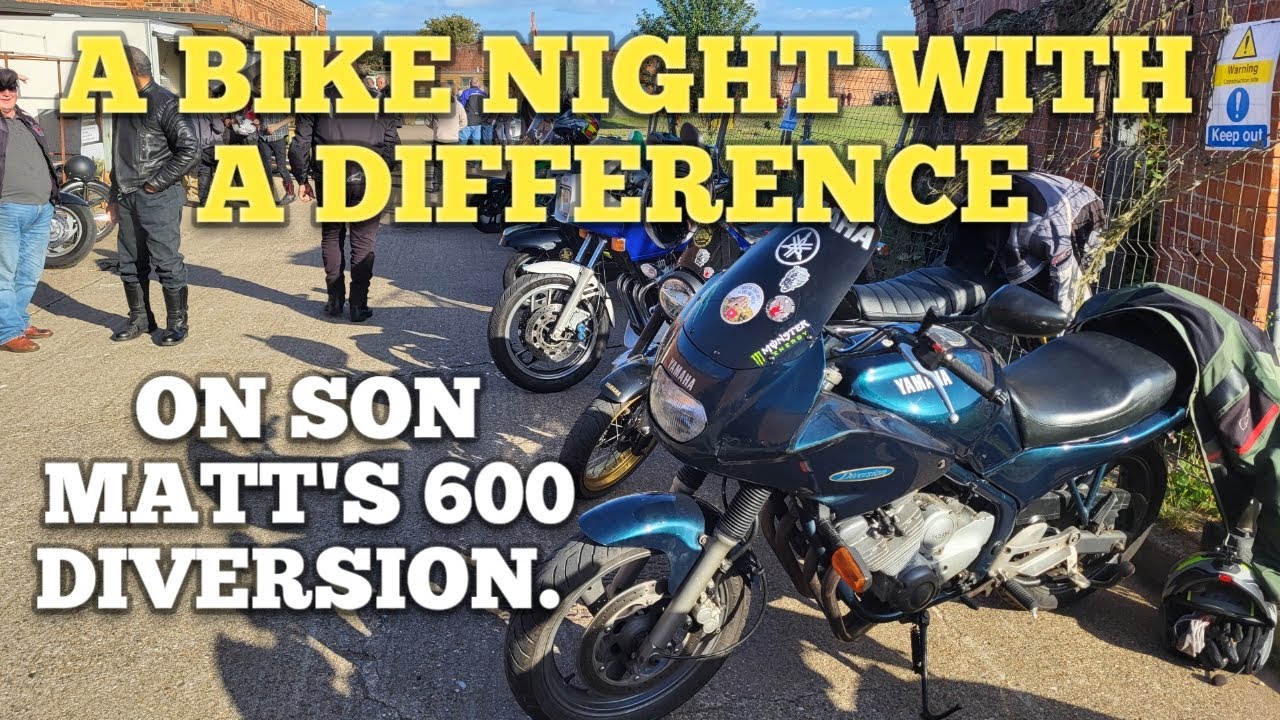 Bike night at Fort Paull on Matt's 600 Diversion