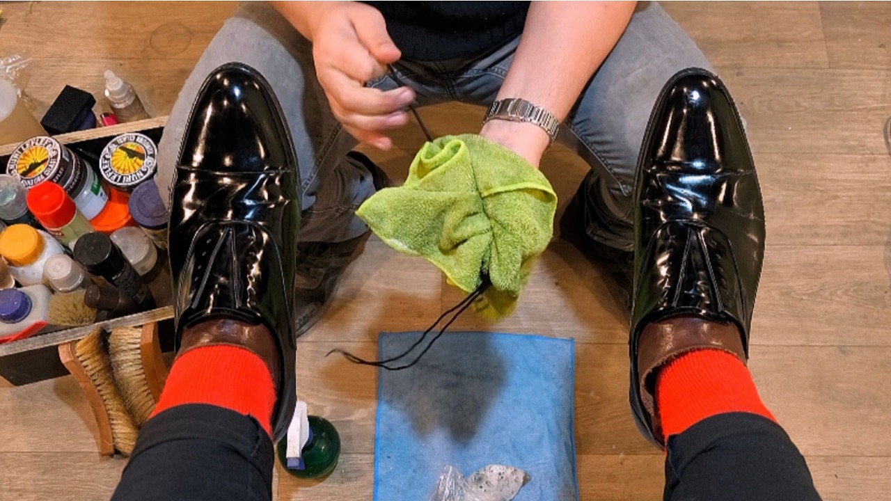 No Talk Just ASMR Shoe Shine Experience | Satisfying Restoration