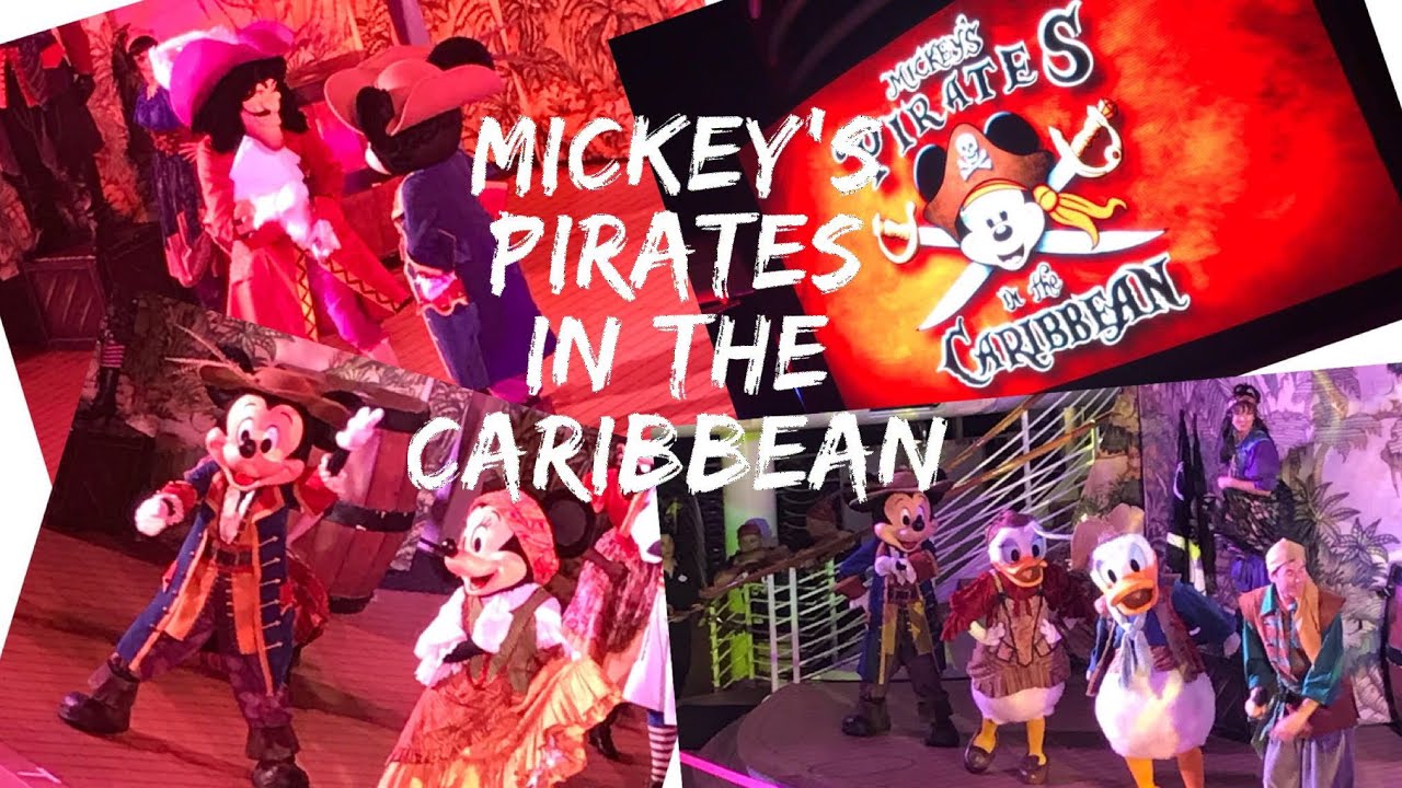 Mickey’s Pirates IN the Caribbean deck party - Disney Cruise Line - Disney Dream - October 2017