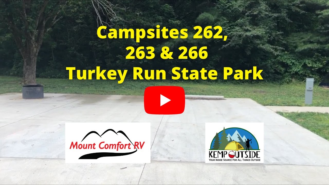 Turkey Run State Park Campsites 262, 263 & 266 | Camping in Indiana | Campsite Reviews