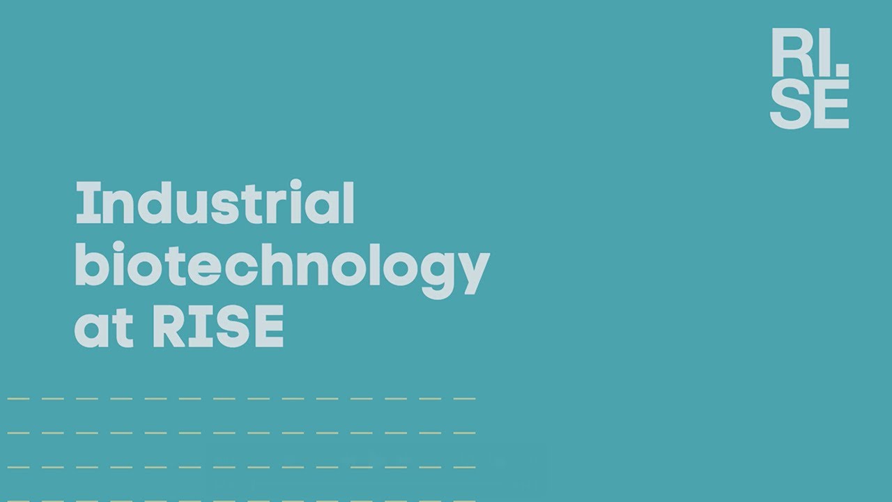 Industrial biotechnology at RISE