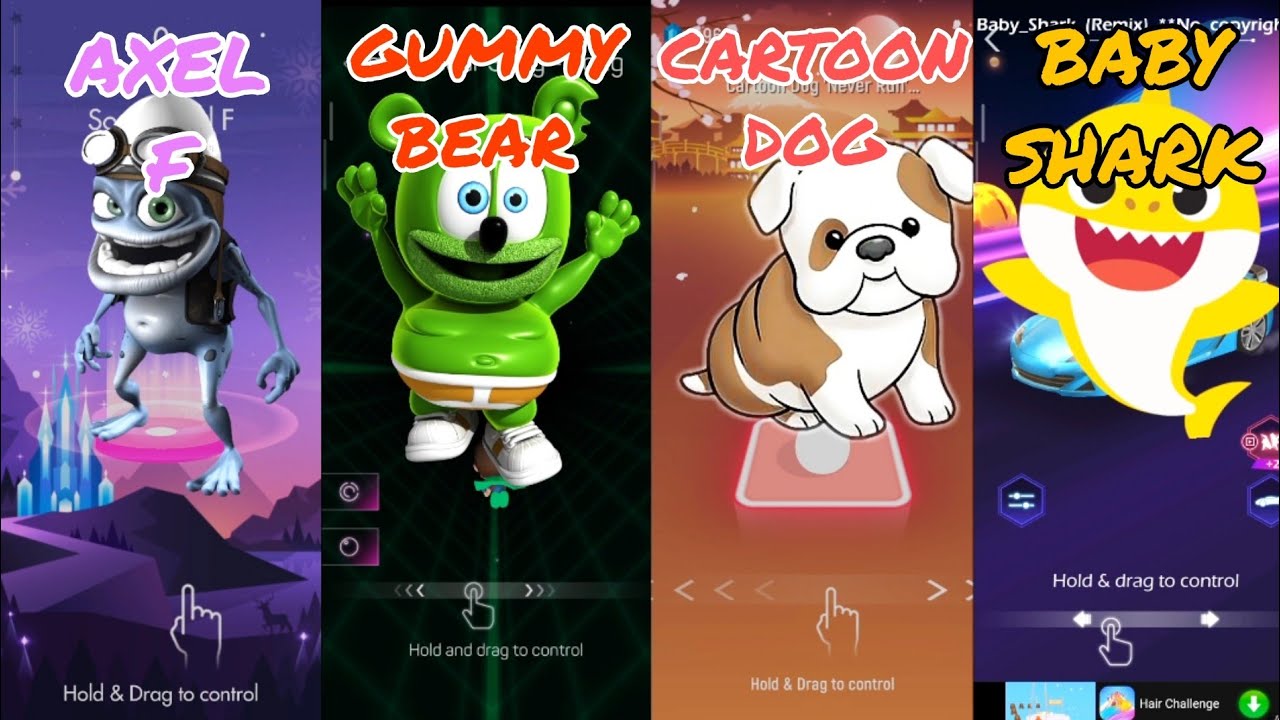 Beat Jumper vs Smash Color3d vs Tiles Hop vs Beat Racing