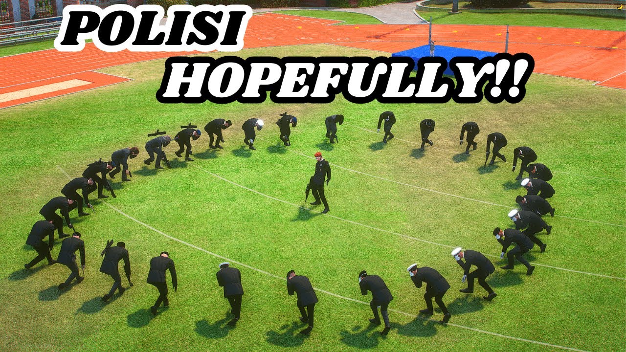 KOMJEND SEBASTIAN MENJADI INSPEKTUR UPACARA PELANTIKAN ANGGOTA POLISI !! |GTA V ROLEPLAY INDONESIA