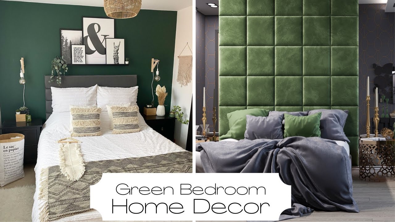 Green Bedroom Home Decor & Design- No Talking | Relaxing Video | And Then There Was Style