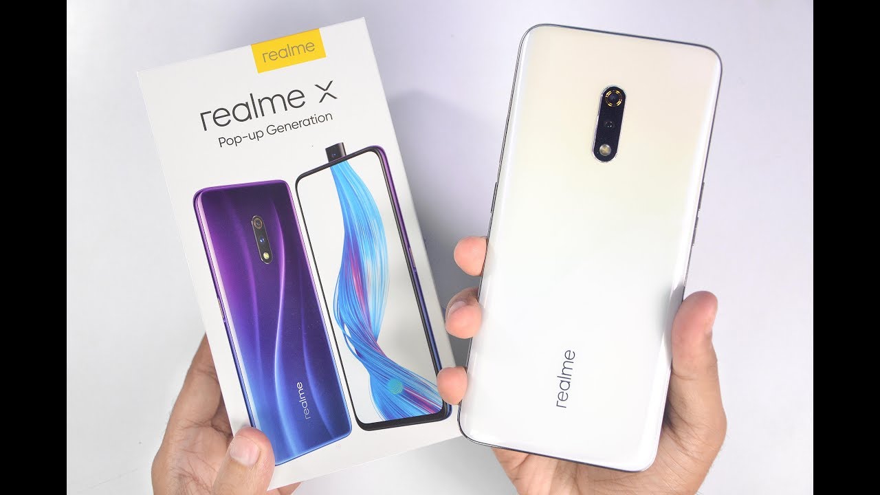 Realme X Unboxing & Hands on Review - 4GB RAM Polar White Color | Camera Samples 🔥