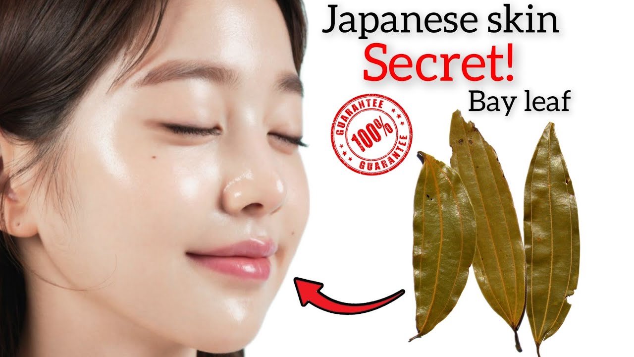 Japanese skin secret Bay leaf remedy | Reduce large pores | Remove pimples & acne | Anti-ageing