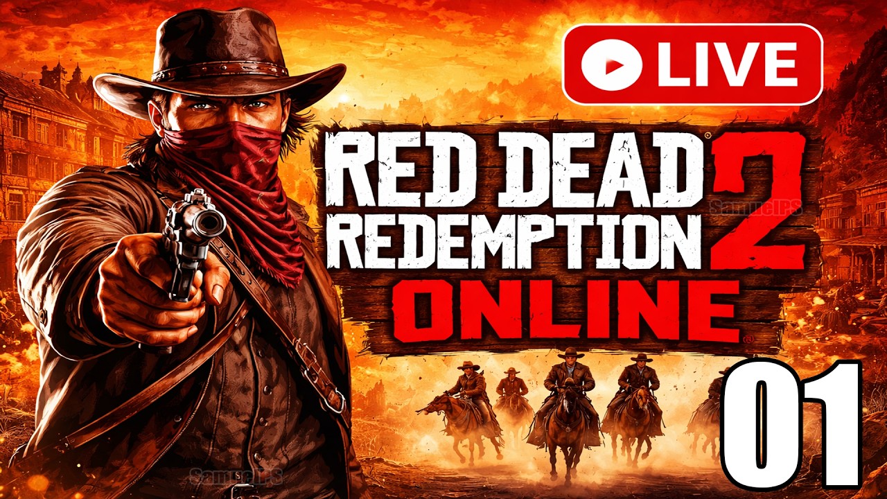🔥 LIVE DE RED DEAD ONLINE NO PS5 AO VIVO AGORA! 🔥01