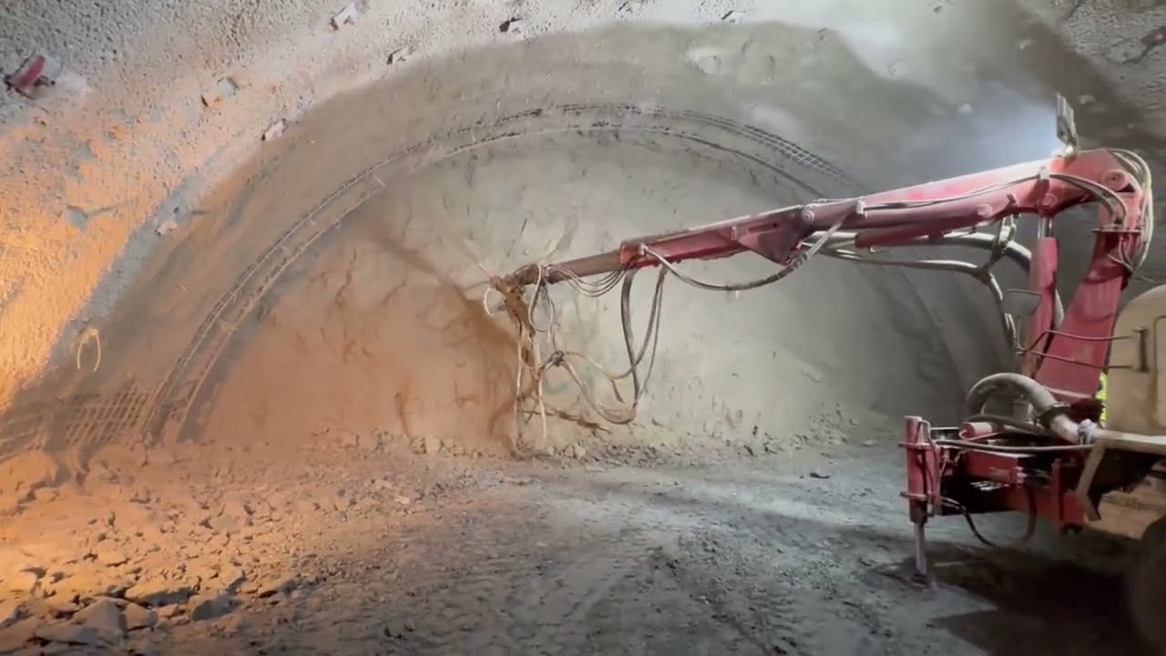 În interiorul tunelurilor în construcție pe sectorul A1 Holdea - Margina, 20 ianuarie 2026