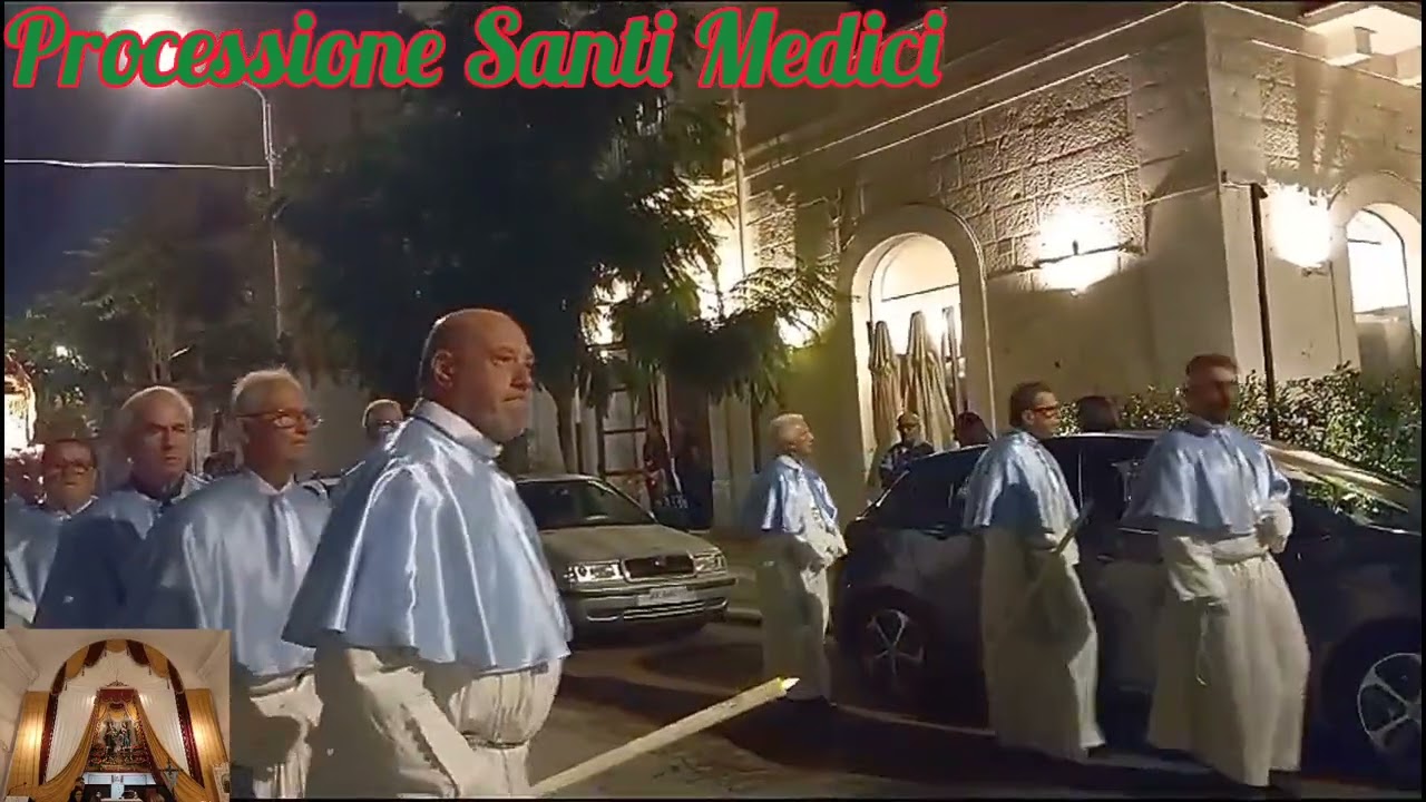 PROCESSIONE DEI SANTI MEDICI - trani 28 settembre 2024 - (recupero del 26)
