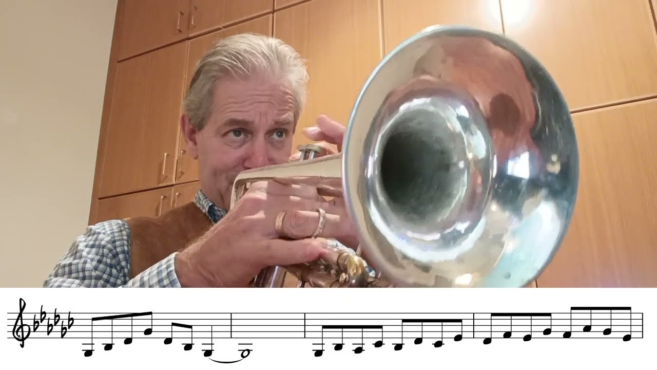 Gb major scale Exercise for Trumpet - fast