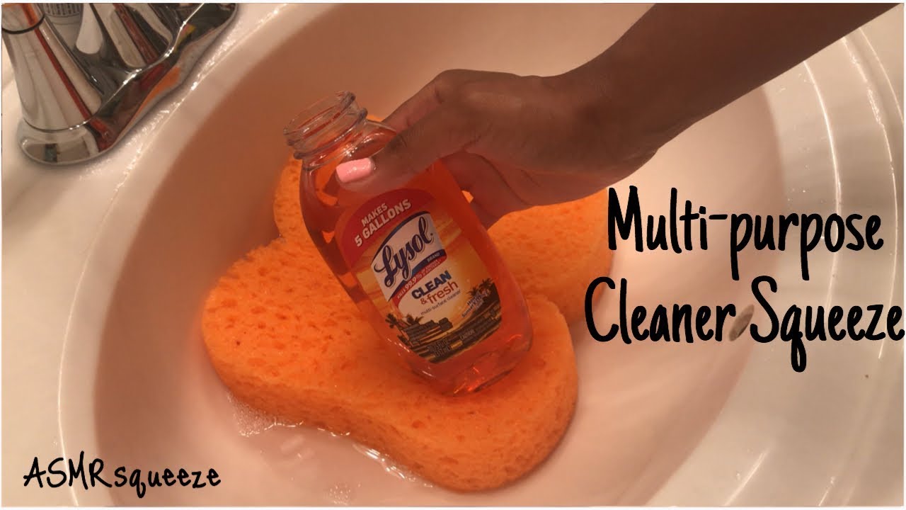 Orange Multi-purpose Cleaner/ASMRsqueeze