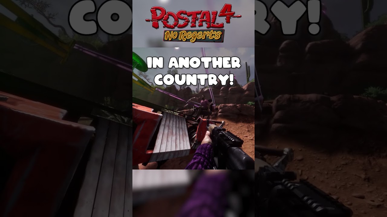 The quickest way to get to Mexico! #postal4 #videogames #mexico