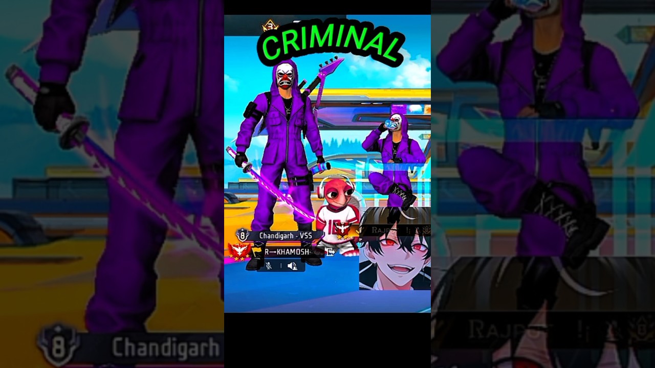 CRIMINAL IN FF #shorts #freefireindia #2criminal #mr KHAMOSH