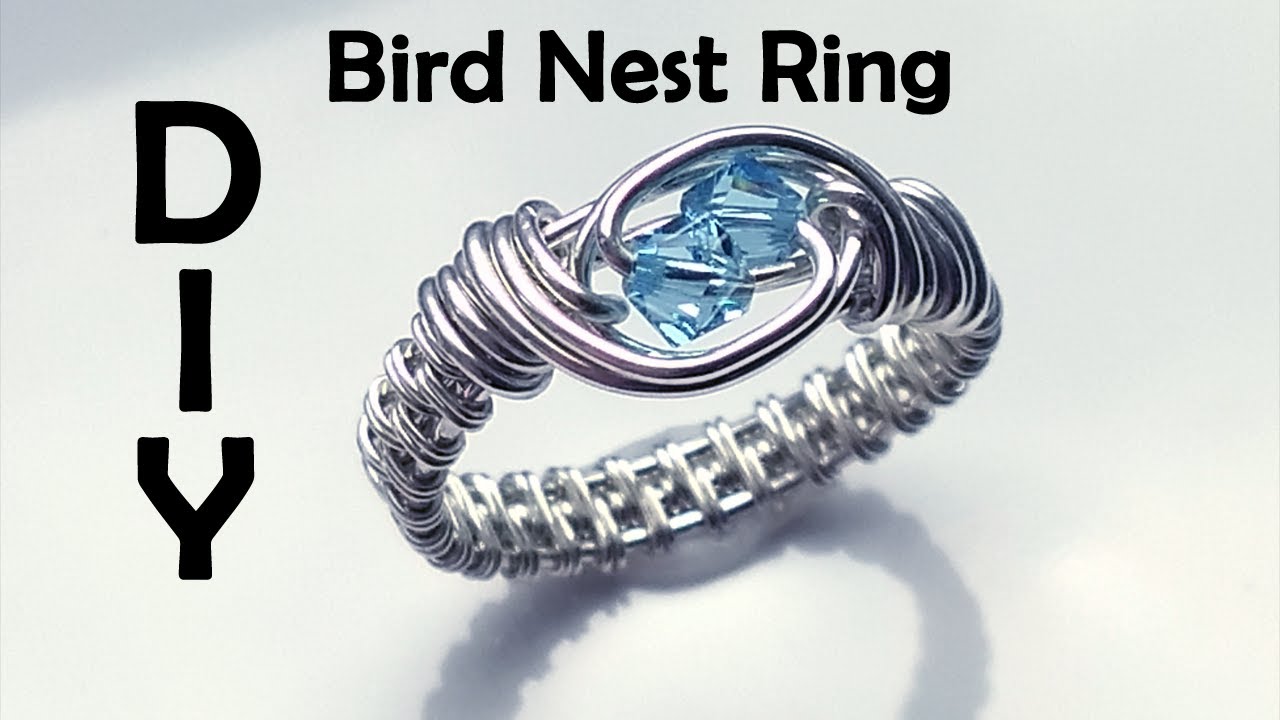 How to Wire Wrap Bird Nest Ring Tutorial | DIY | Wire Weave
