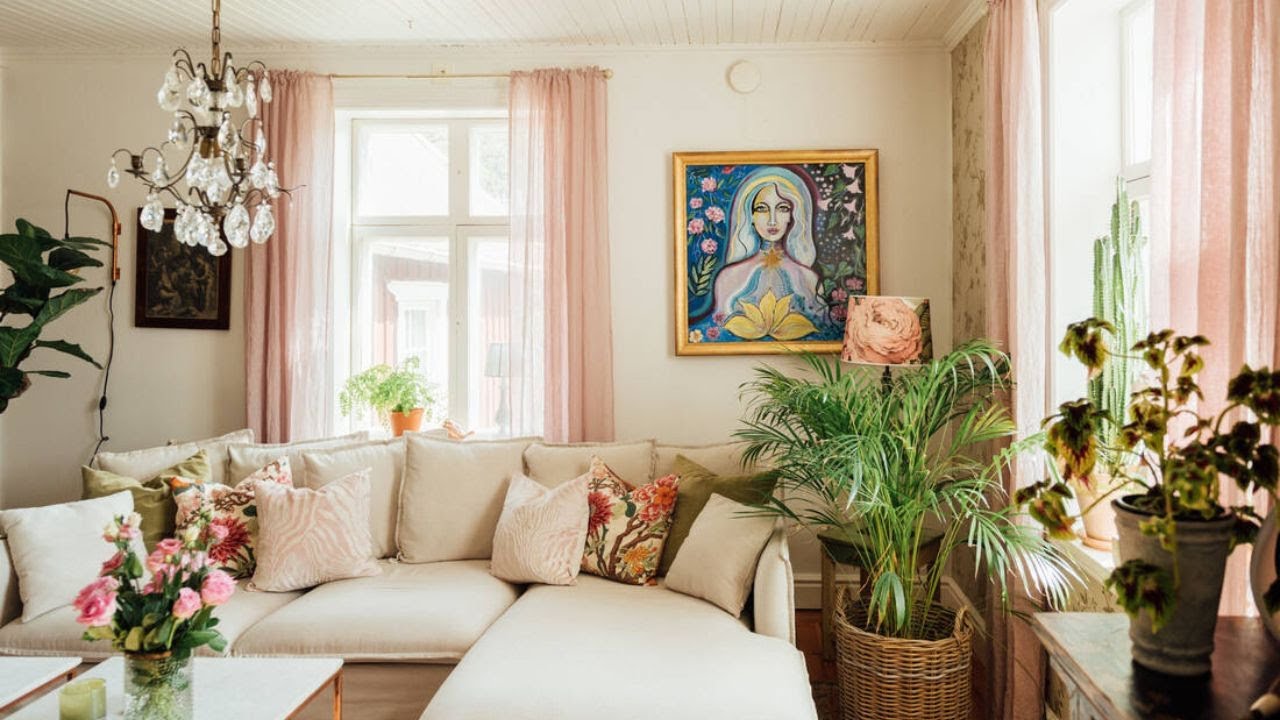 boho vintage house in Sweden