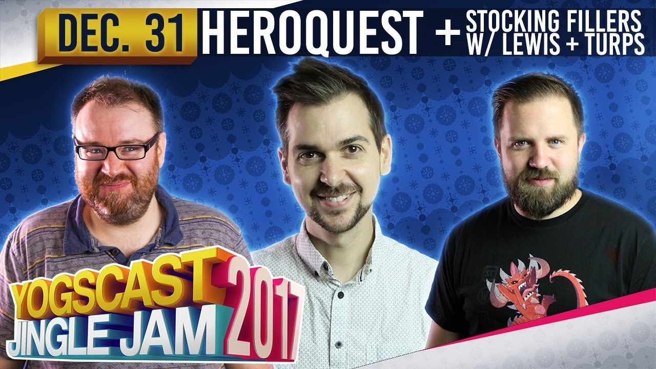 HEROQUEST BOARD GAME + STOCKING FILLERS  - YOGSCAST JINGLE JAM - 31st December 2017