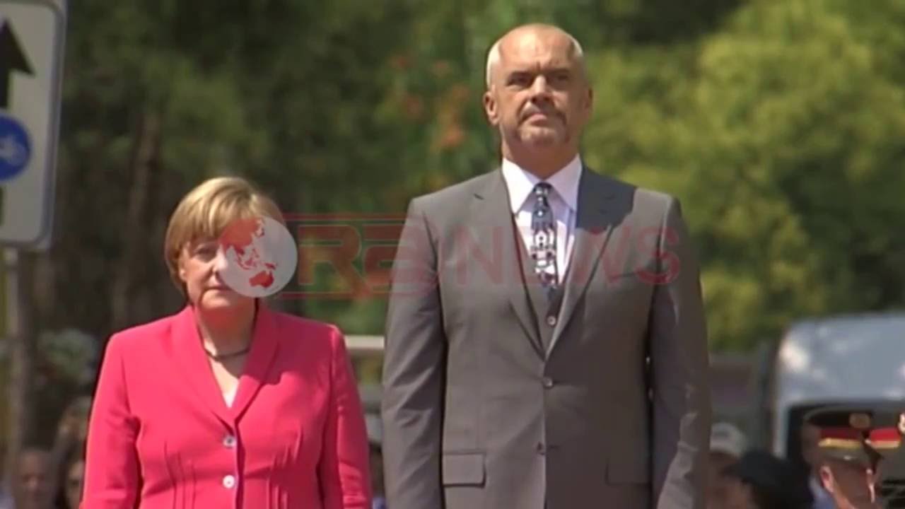 Anthems of Germany and Albania - 2015 State Visit