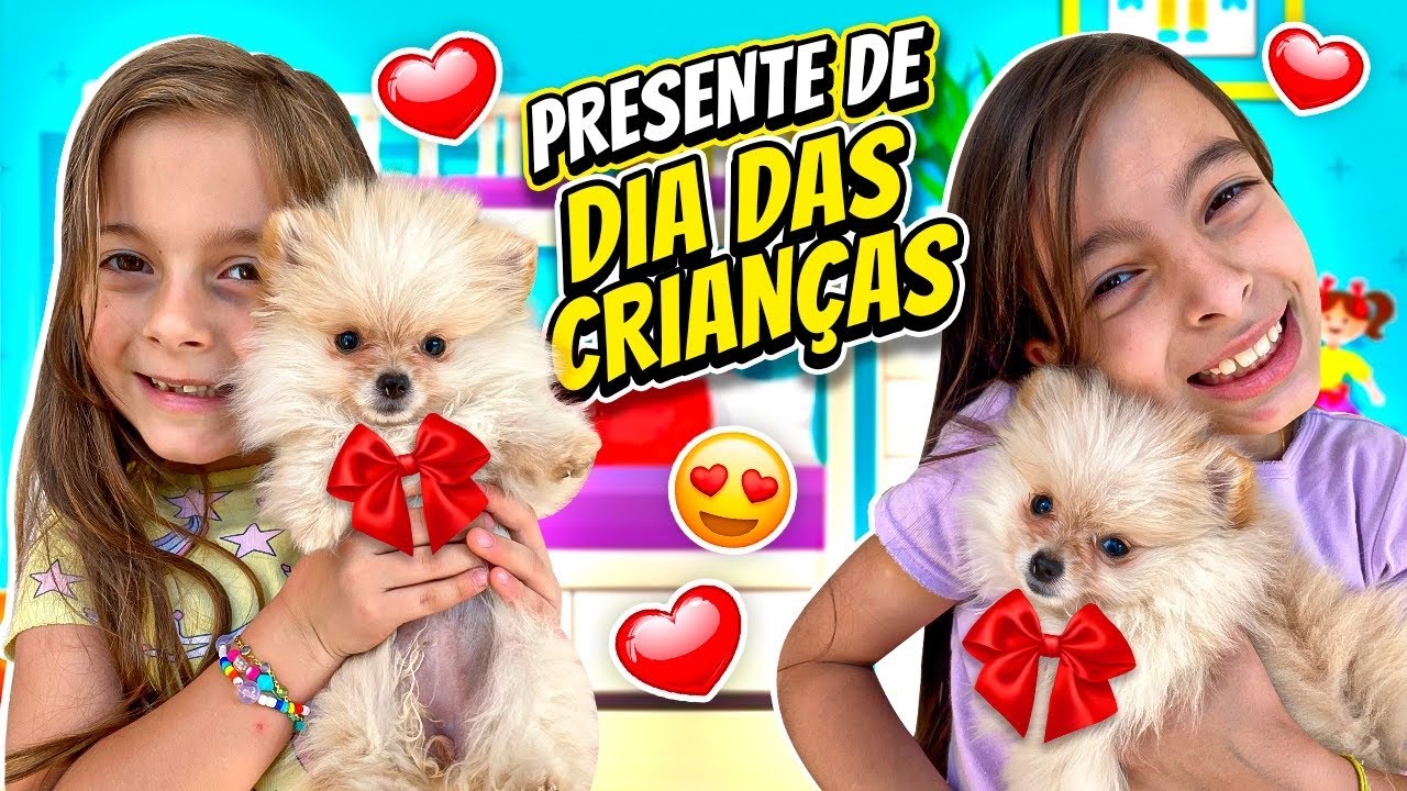Melhor presente surpresa de dia das crianças | Jéssica Godar e Laurinha e Helena e Gabriel