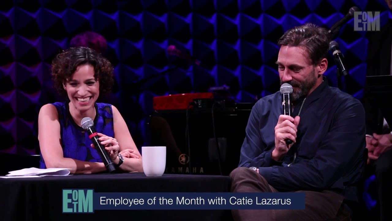 Jon Hamm gives handy mic/ hand job tips