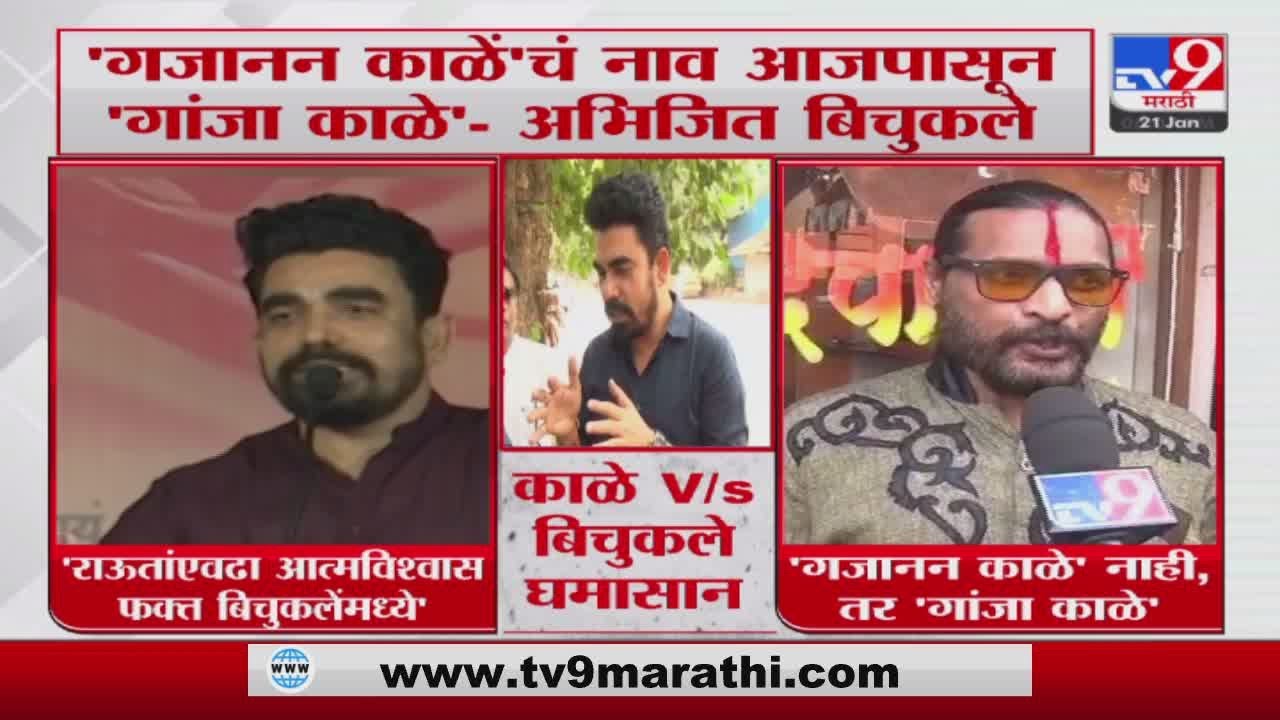 MNS नेते Gajanan Kale  यांच्या वर Abhijeet Bichukale  यांचा पलटवार