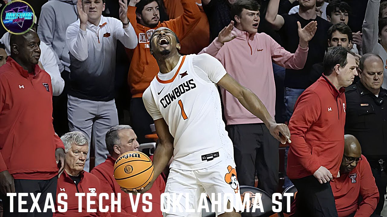 Texas Tech vs Oklahoma State | Men’s Basketball Full Game Highlights | Last Second Shot 😱!!!