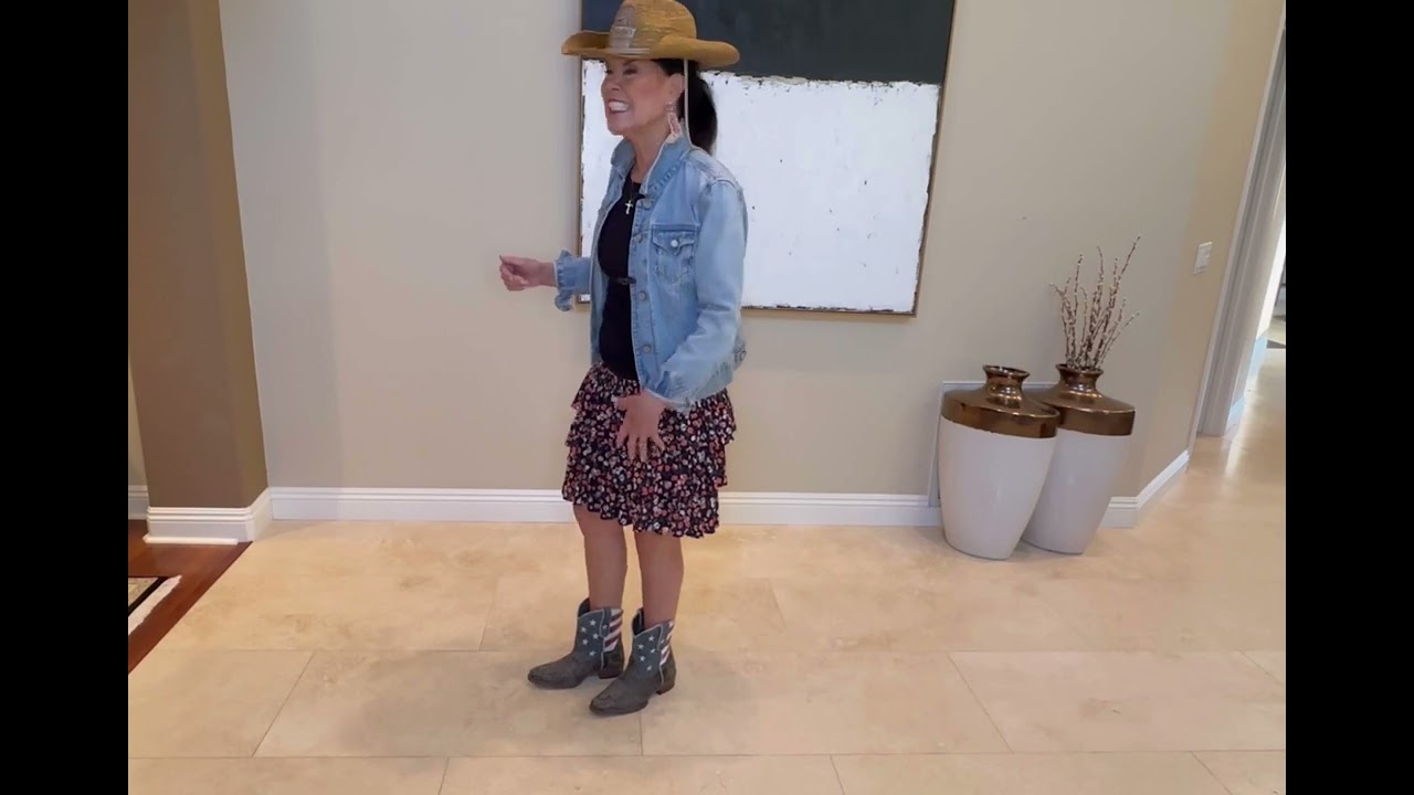 Cowboy Hustle - line dance Lesson beginner 